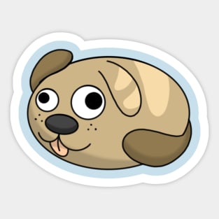 Derpy Loaf Dog Sticker